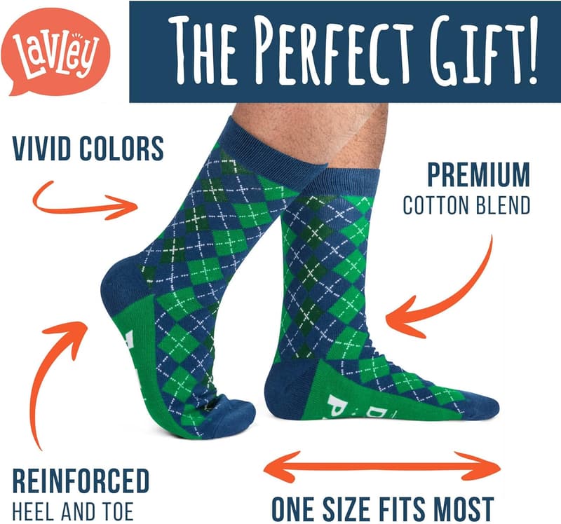 Funny Socks for Men, Women, and Teens - Unique Gift Idea