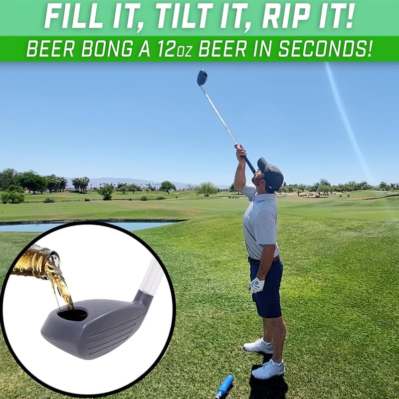 Ultimate Beer Bong Golf Club - Novelty Party Gift for Golfers