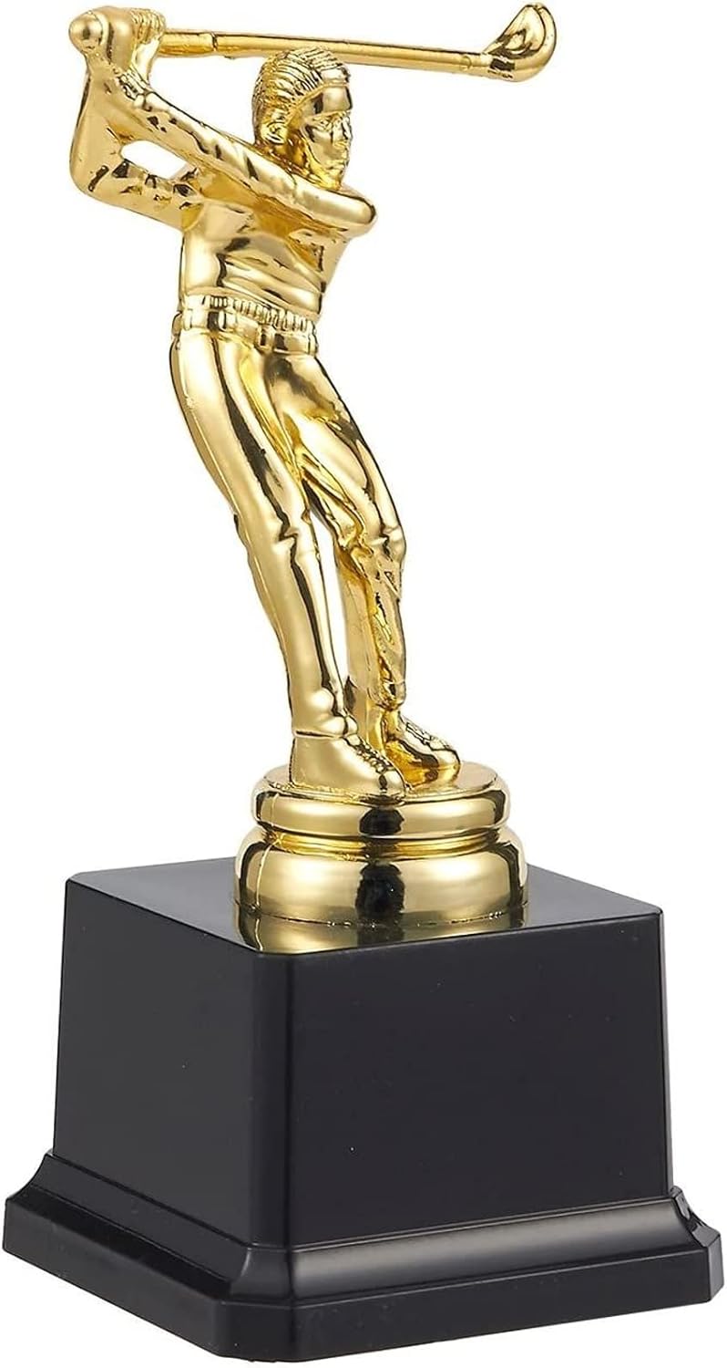Gold Golf Trophy for Tournament Awards and Competitions