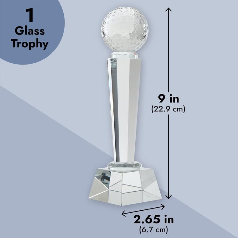 Golf Trophy Award with Elegant Gift Box - 9 英寸