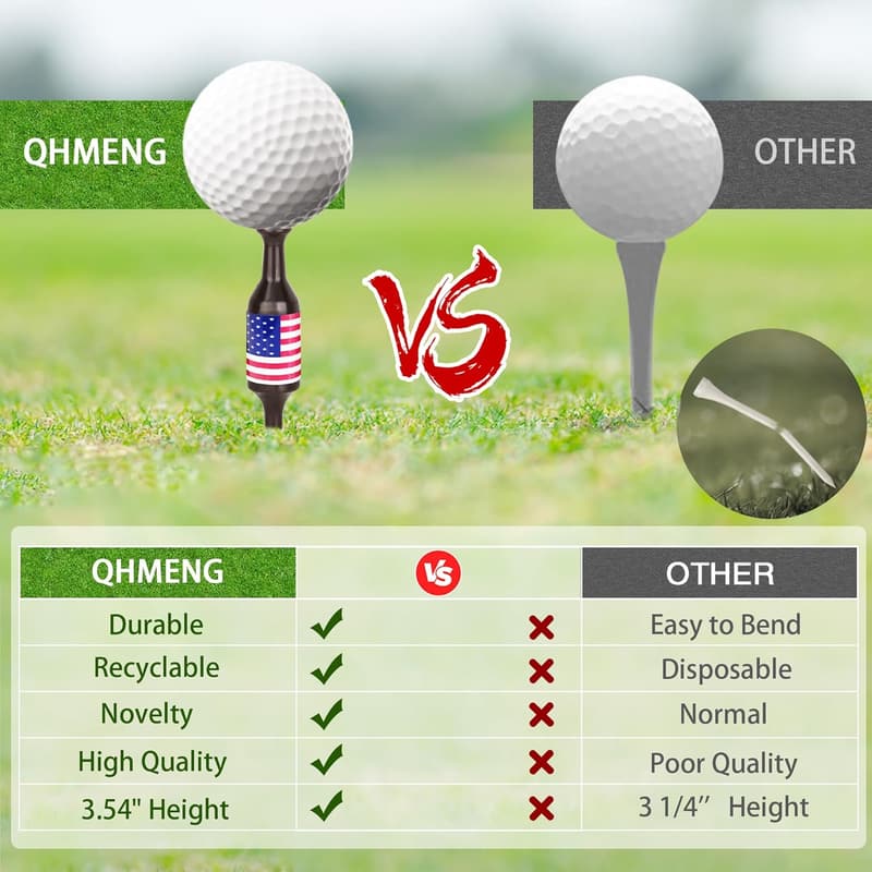 Beer Bottle Golf Tees - Set of 12 Plastic Accessories for Golfers