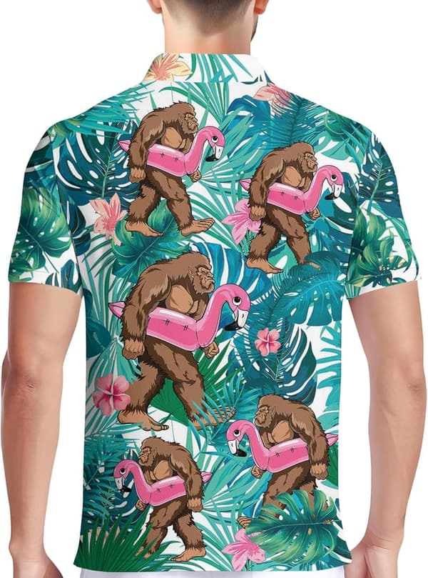 Men's Moisture-Wicking Funny Golf Polo Shirt
