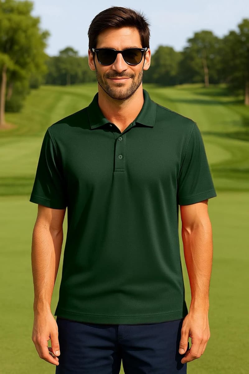 Men's Dry Fit Golf Polos – Regular & Big/Tall Sizes
