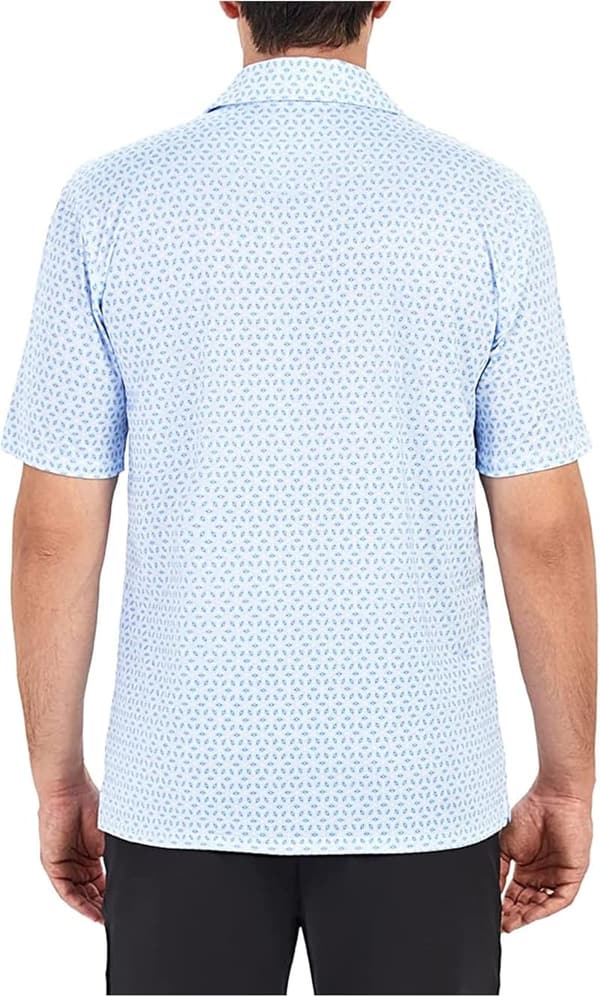Men's Moisture-Wicking Short Sleeve Golf Polo Shirt