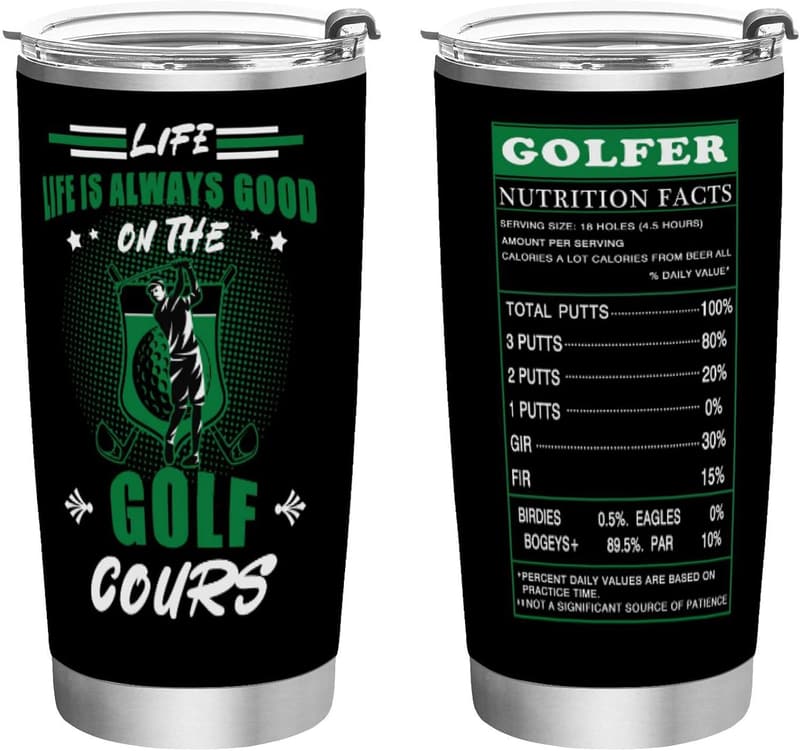 Funny Golf Travel Mug for Dad - 20oz Gifts from Kids
