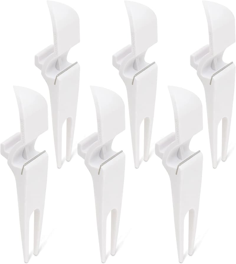 Golf Beer Shotgun Divot Tool & Cigar Holder Set - 6 Pack
