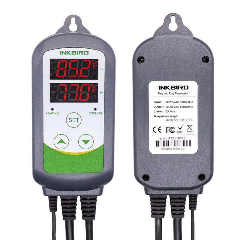 Inkbird ITC-308 Digital 2-Stage Temperature Controller 110V