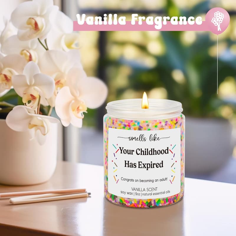 18th Birthday Candles - Fun Gifts for Girls and Boys