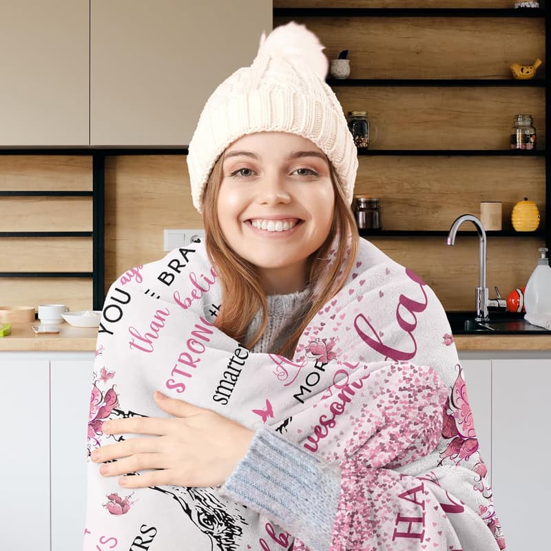 18th Birthday Blanket for Girls, 50