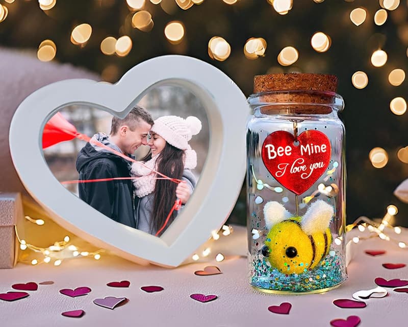 Valentine's Day Message in a Bottle Gift for Couples