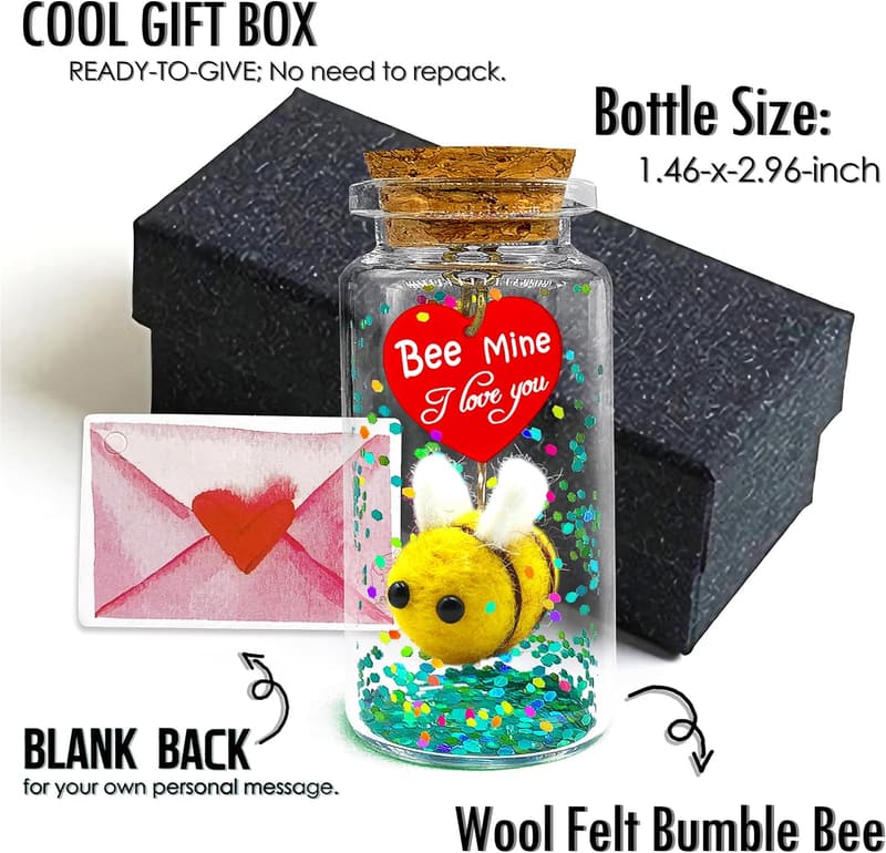 Valentine's Day Message in a Bottle Gift for Couples