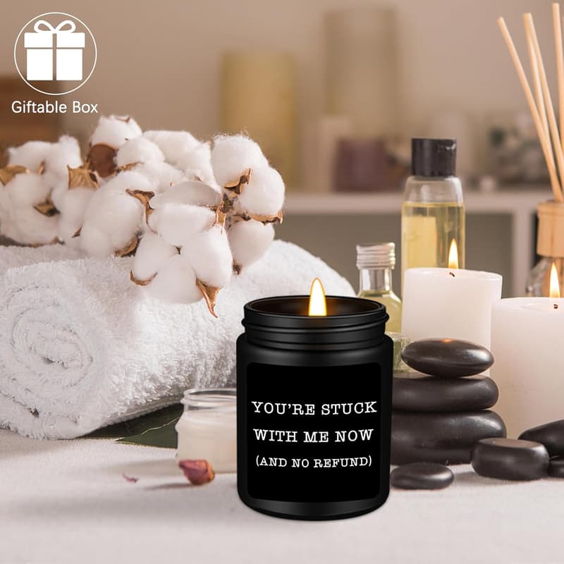 Sandalwood Scented Candle for Men - Valentine's & Anniversary Gift
