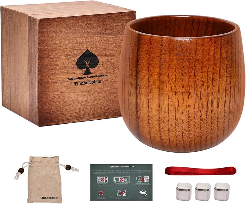Whiskey Glass Set – Insulated Bourbon Gift for Men