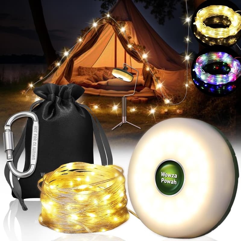 Outdoor 4-in-1 Camping String Lights - 32.8FT Waterproof