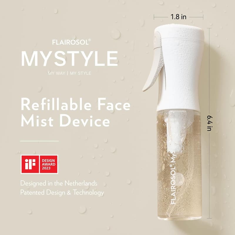 Travel Spray Bottle - Ultra Fine Mist for Hair & Face, 3.04oz
