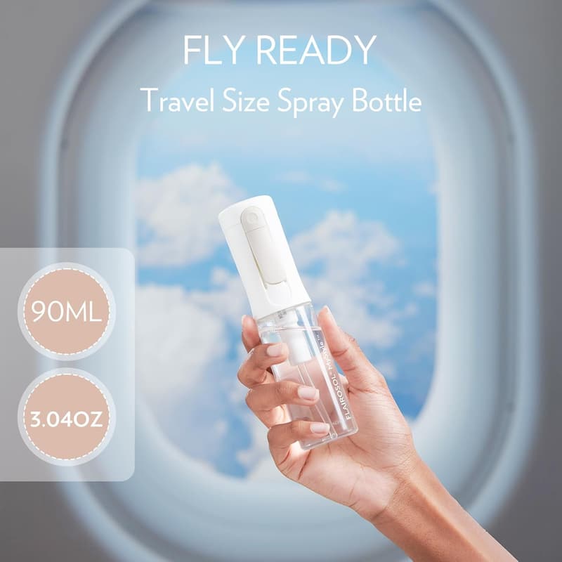 Travel Spray Bottle - Ultra Fine Mist for Hair & Face, 3.04oz