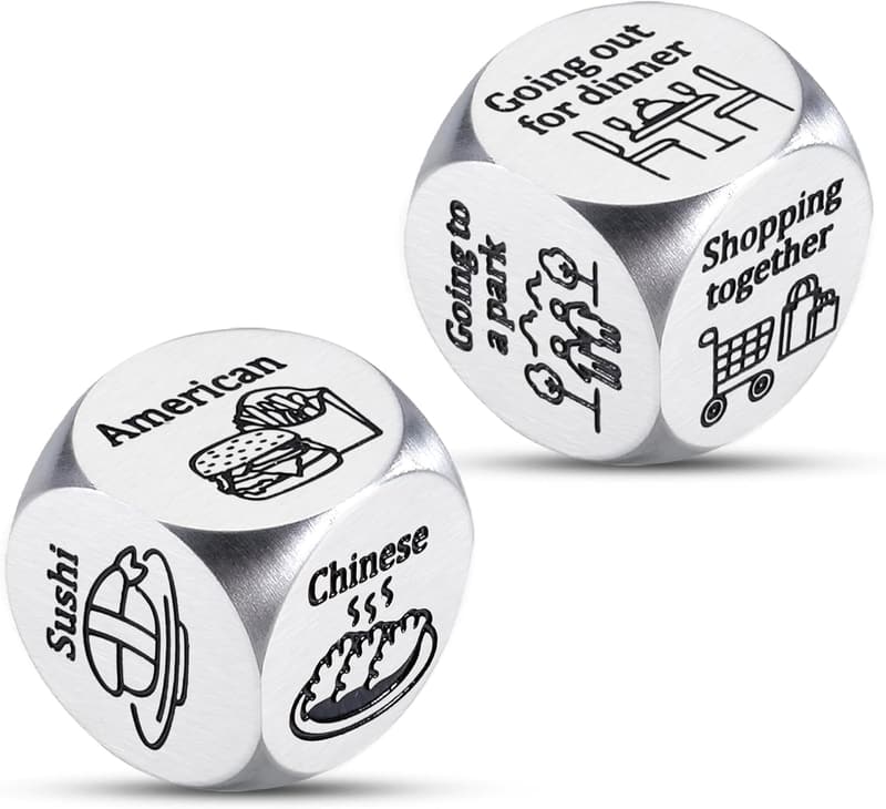 Couples' Food Decision Dice - Funny Anniversary Gift