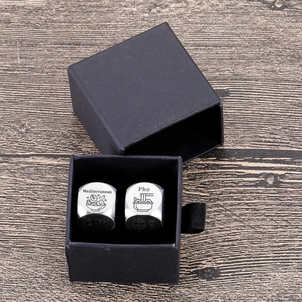 Valentine's Date Night Food Decision Dice for Couples