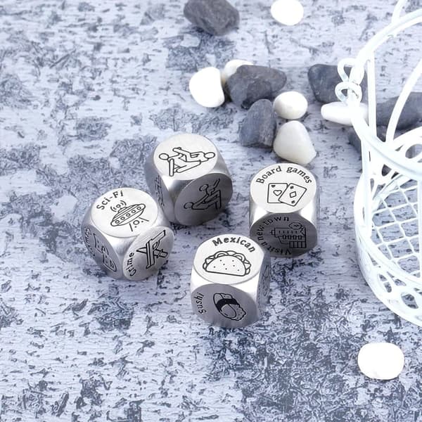 10th Anniversary Tin Gift Set for Couples - 4PCS Date Night Ideas