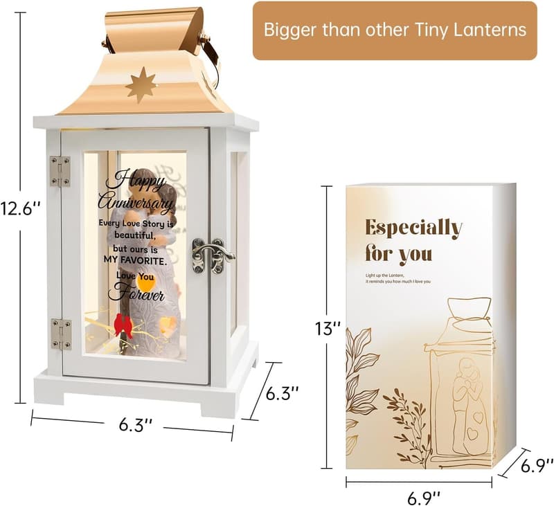 Anniversary Lantern Gift for Couples - Perfect for Milestones