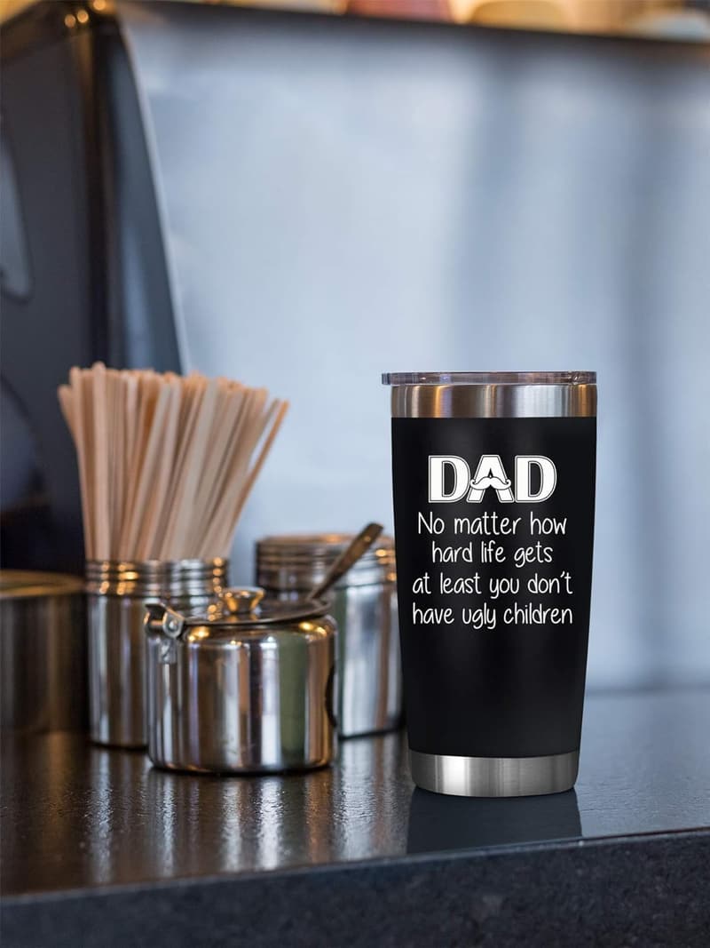 Christmas Gifts: 20 Oz Tumbler for Dad from Kids