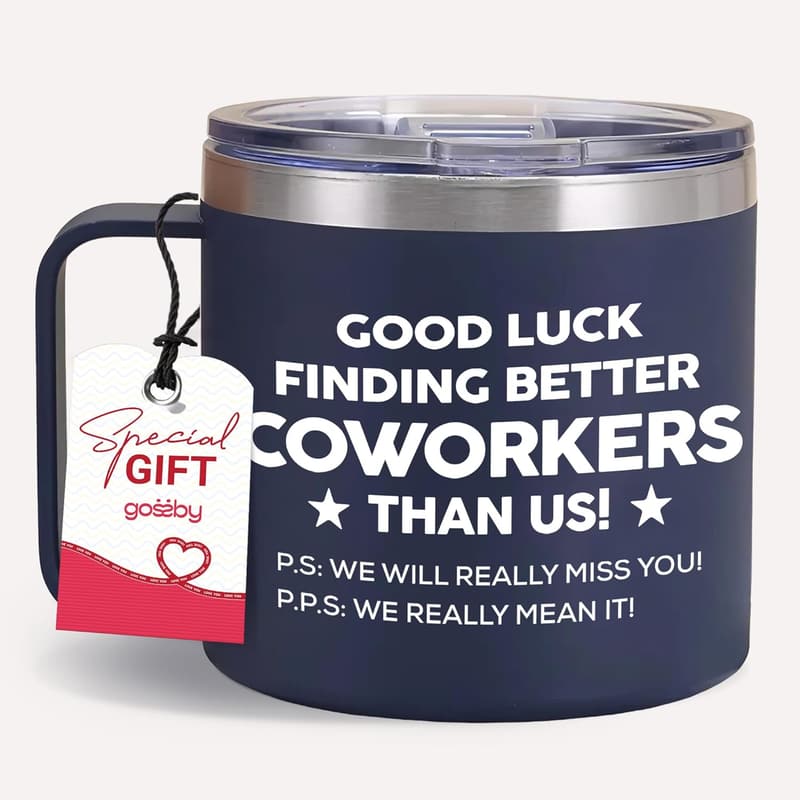 Farewell Coworker Tumbler - Good Luck Gift for Employees