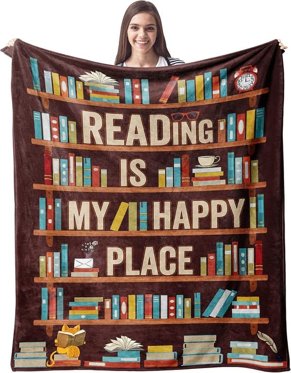 Book Lovers Gift Blanket - 40