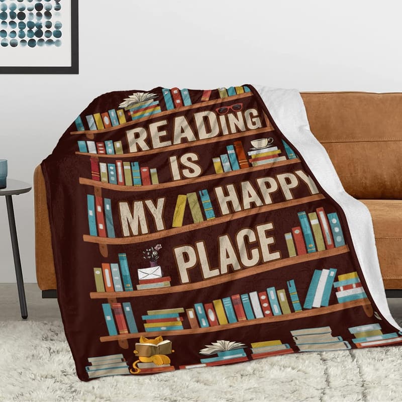 Book Lovers Gift Blanket - 40