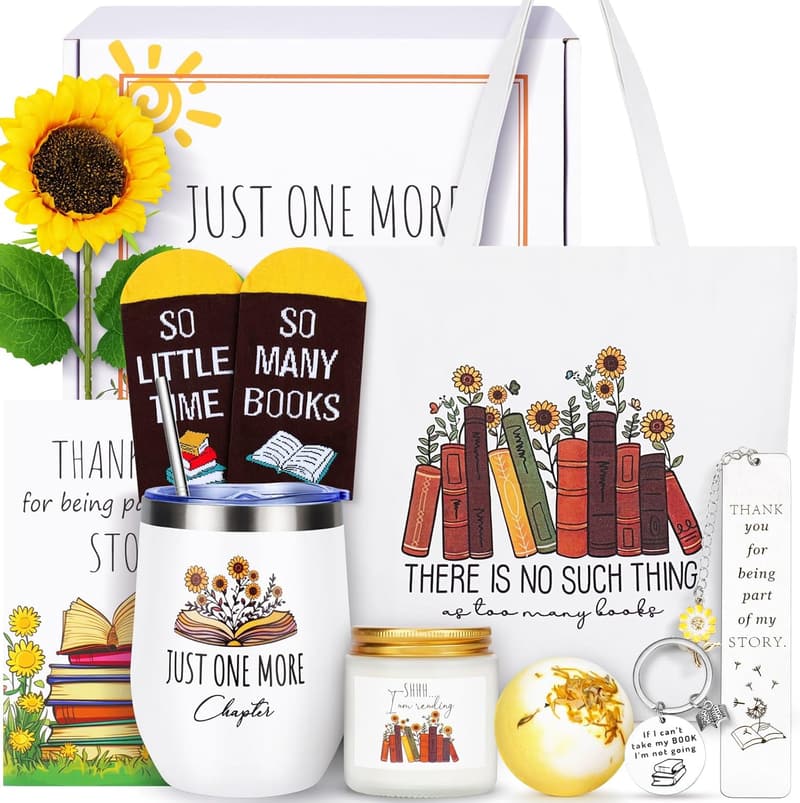 Book Lovers Gift Set - 12PCS Bookish Gifts for Women