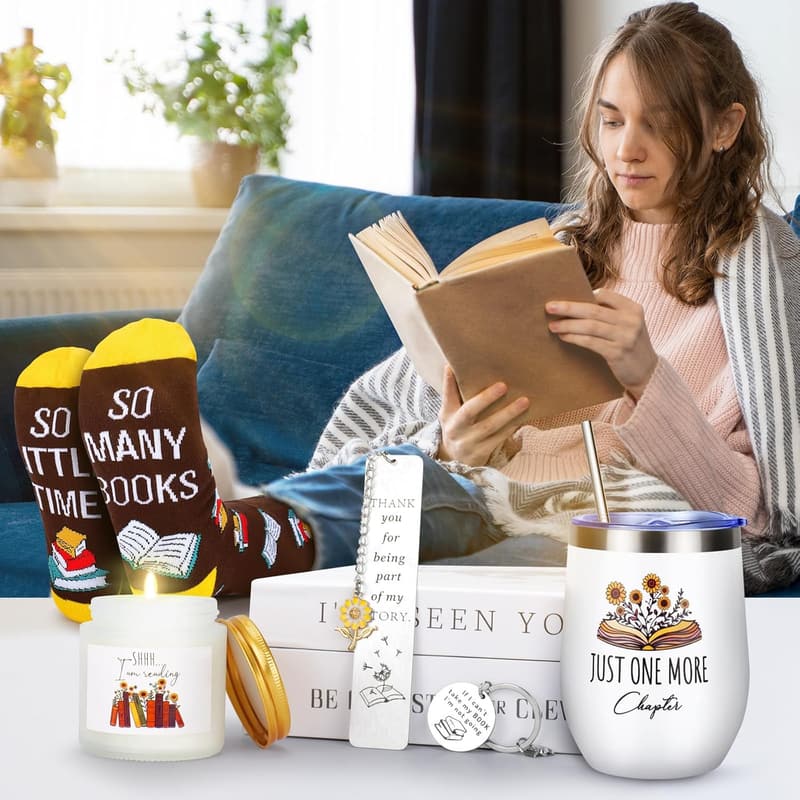 Book Lovers Gift Set - 12PCS Bookish Gifts for Women