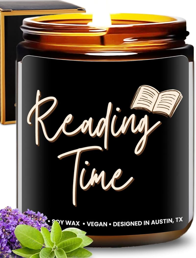 Book Lover Candle - Thoughtful Gift for Readers and Librarians