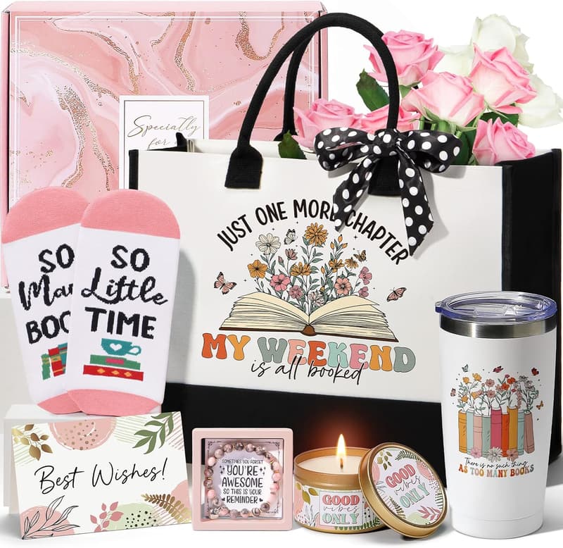 Bookish Gifts for Women: Tote Bag & Reading Accessories