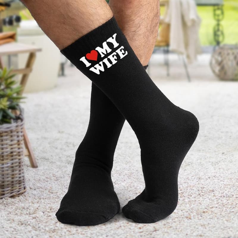 Valentine's Day Boyfriend Socks - Perfect Gift for Couples