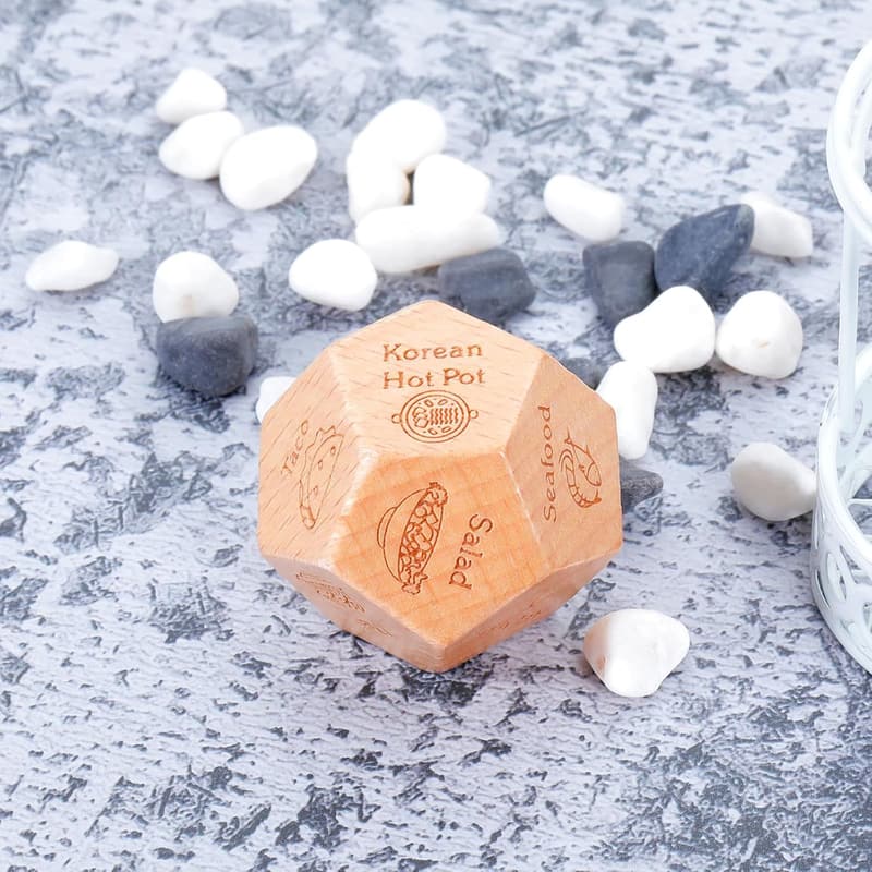 Date Night Food Dice for Couples - Fun Gift for Him/Her