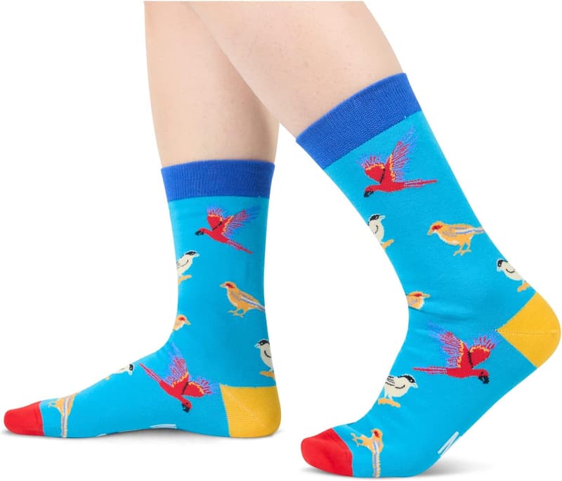 Funny Bird Socks for Men and Women - Novelty Gifts for Bird Lovers