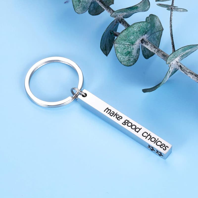 Sweet 16 Graduation Keychain for Teens – Drive Safe Gift
