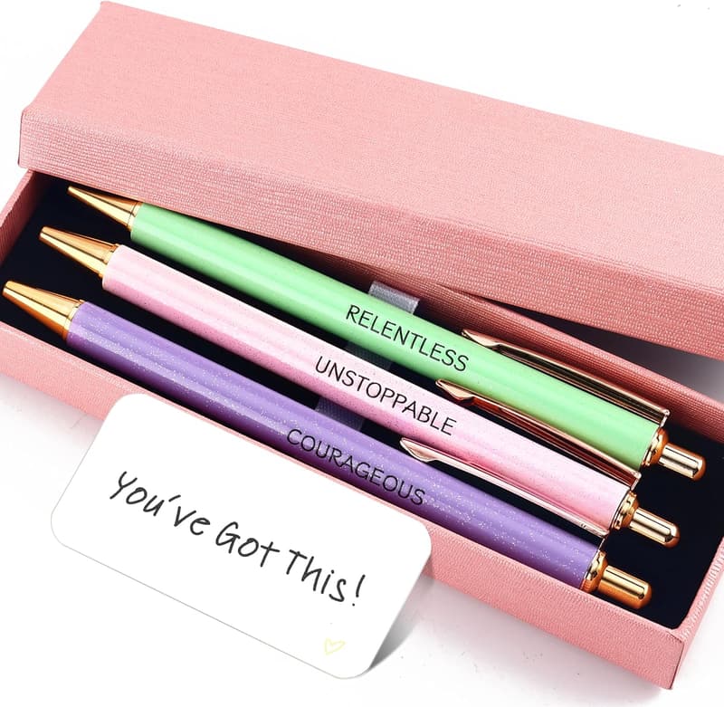 Inspirational Pen Set for Women - Motivational Office Gifts