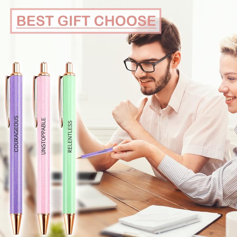Inspirational Pen Set for Women - Motivational Office Gifts