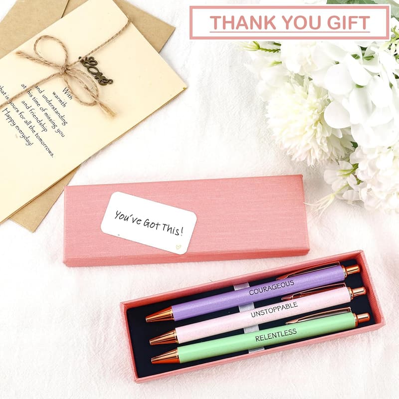 Inspirational Pen Set for Women - Motivational Office Gifts