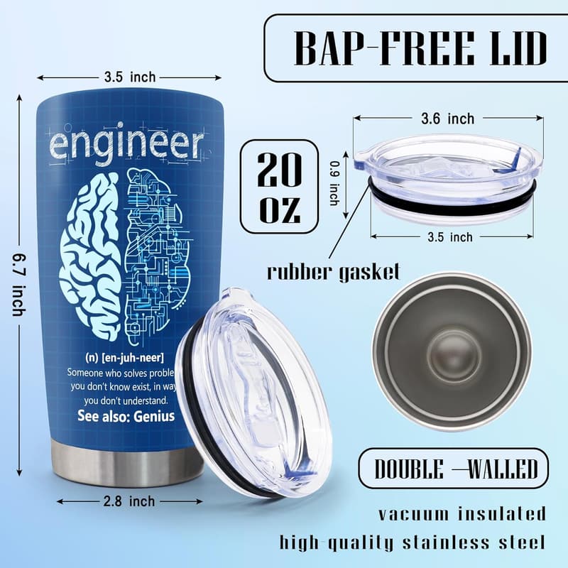 Retirement Gift for Engineers - 20oz Tumbler