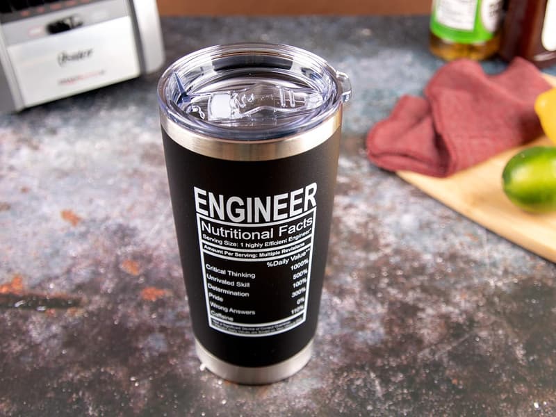 Engineer's 20 oz Tumbler Mug - Perfect Gift for Men