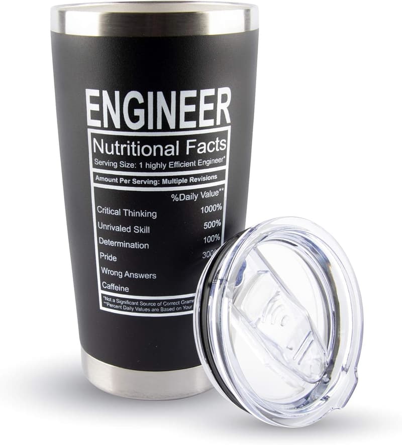 Engineer's 20 oz Tumbler Mug - Perfect Gift for Men