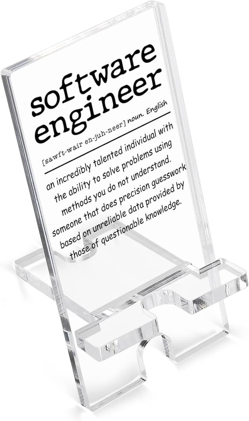 Funny Software Engineer Desk Accessory for Women