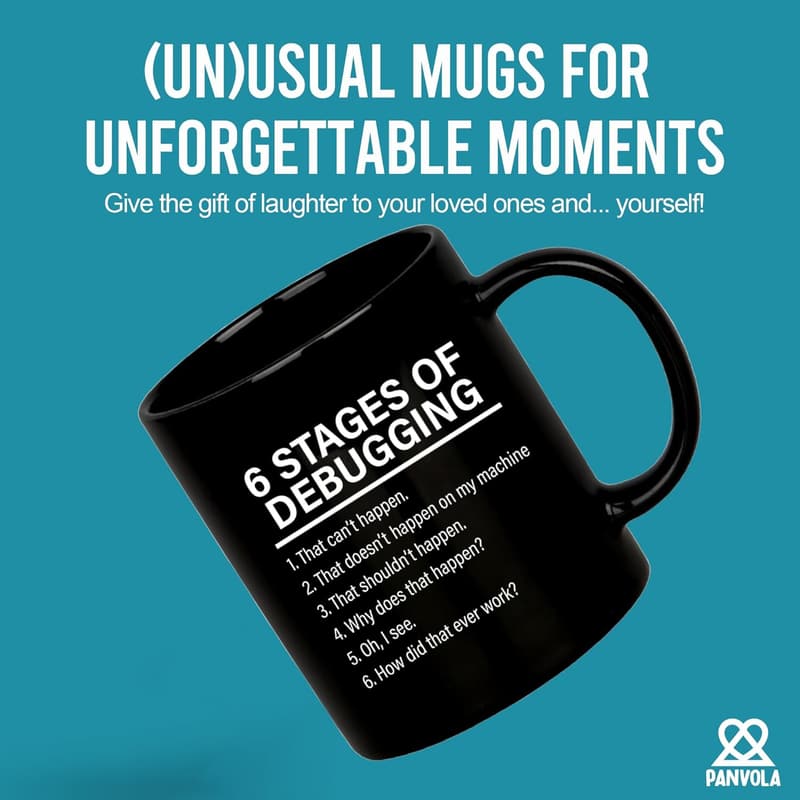 Funny Programming Mug for Programmers – 11 oz Black Gift