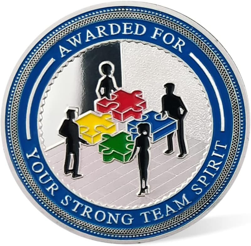 Team Spirit Award Coins Set - Appreciation Gifts for Employees