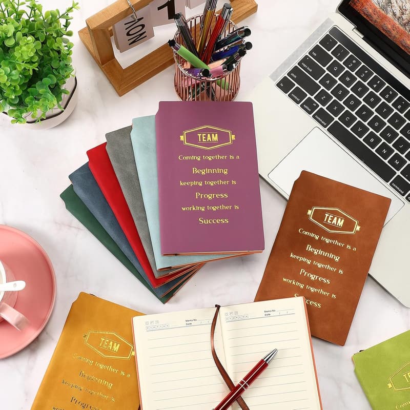 Employee Appreciation Gift Set: 40 Inspirational Notebooks & Pens
