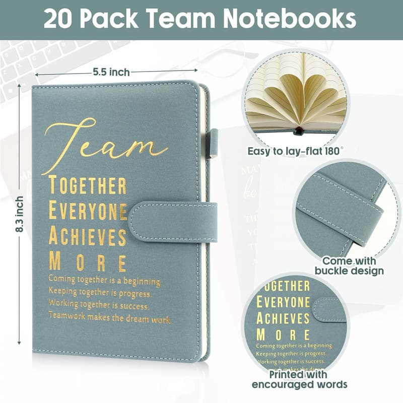 CNA Week 2025 Appreciation Gifts: A5 Leather Notebooks (20 Pcs)