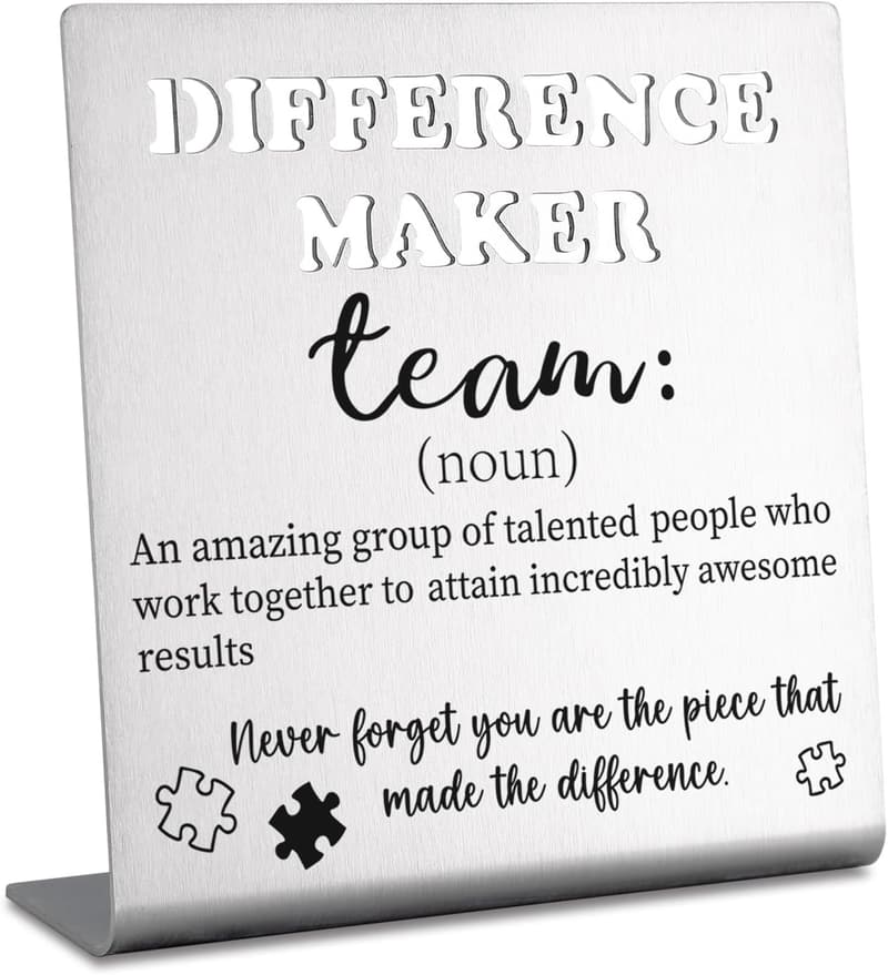Employee Appreciation Decorative Plaques for Team Gifts