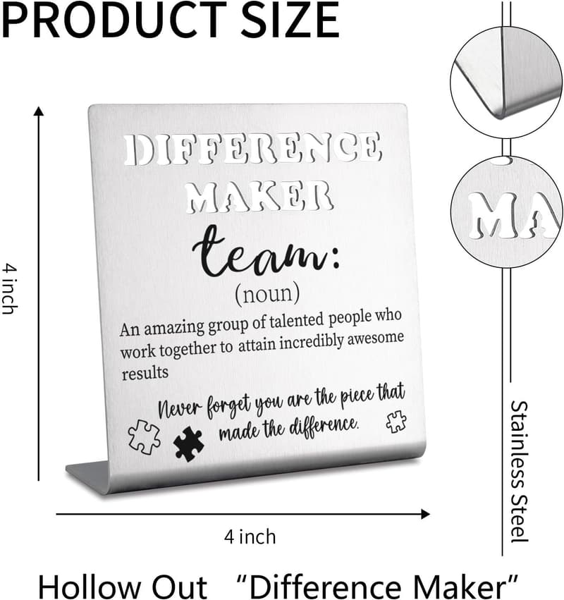 Employee Appreciation Decorative Plaques for Team Gifts