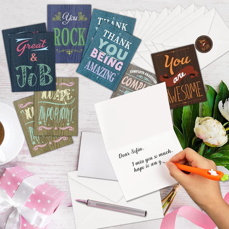 You Are Awesome Encouragement Notecards with Envelopes (24 Pack)